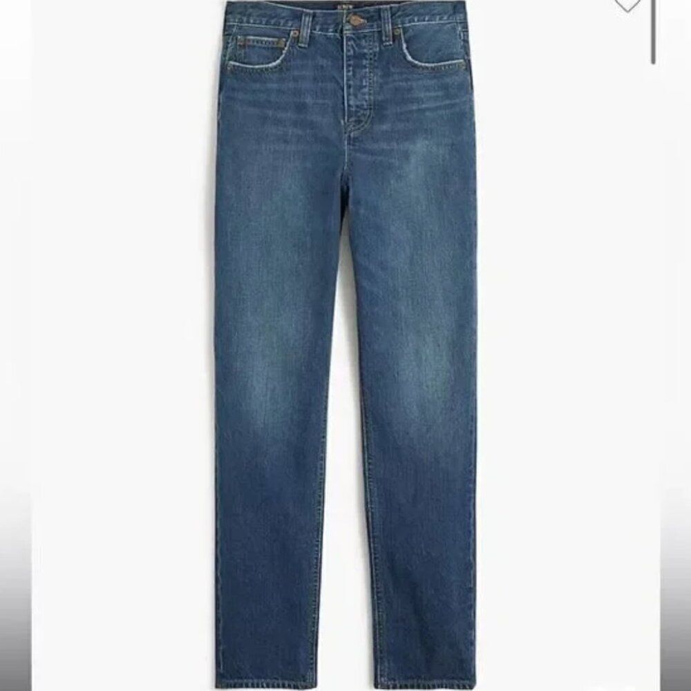J. Crew Factory BX530 Premium Edition High-rise Straight Jeans size 25 Tall NWT